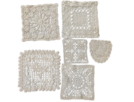 Vintage Cotton Lace Appliques for Clothing & Fabric Decoration