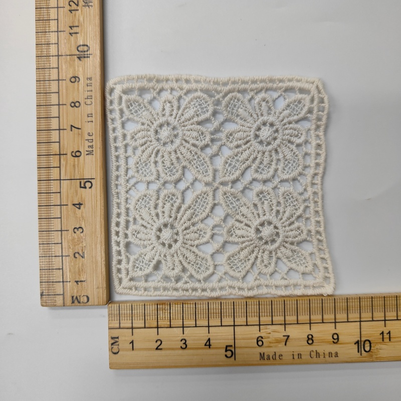 Vintage Cotton Lace Appliques for Clothing & Fabric Decoration