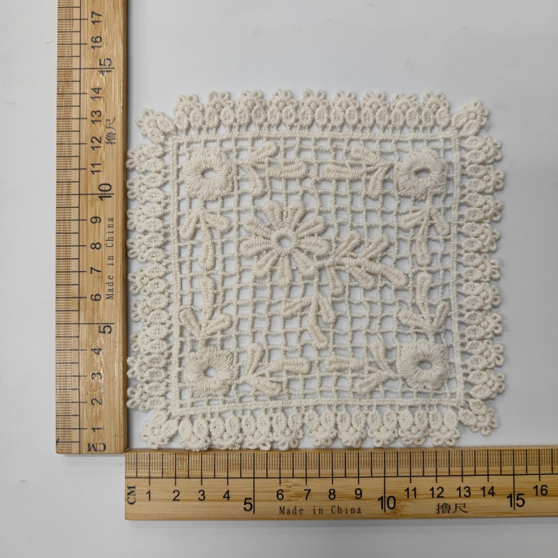 Vintage Cotton Lace Appliques for Clothing & Fabric Decoration