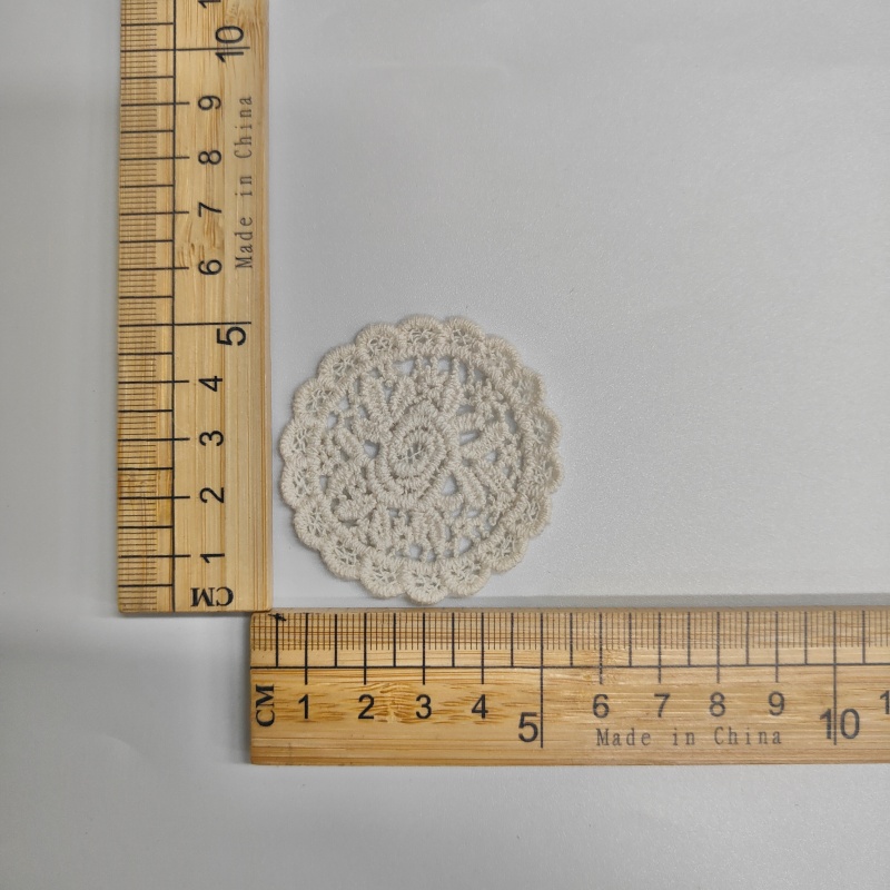 Cotton Lace Embroidery Applique Patches | Vintage Floral Sew-On Decor