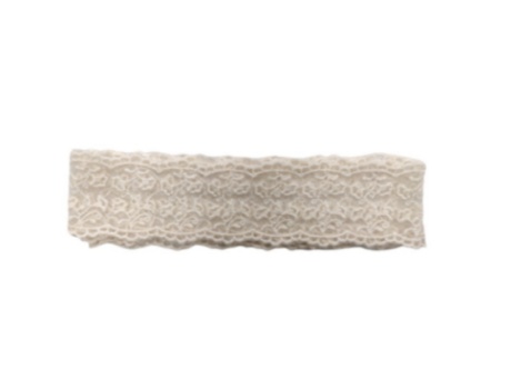 5cm Wide Apricot Mesh Cotton Thread Embroidery Lace Trim Floral Tulle Lace Ribbon For Dress Sewing 
