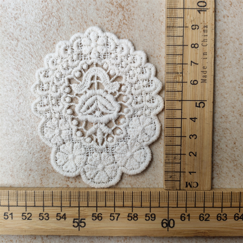 Vintage Lace Applique Patches, Floral Butterfly Heart Motif for Clothing DIY Repair