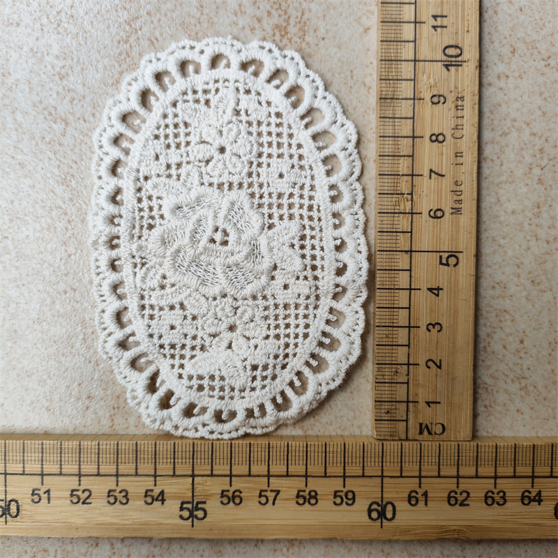 Vintage Lace Applique Patches, Floral Butterfly Heart Motif for Clothing DIY Repair